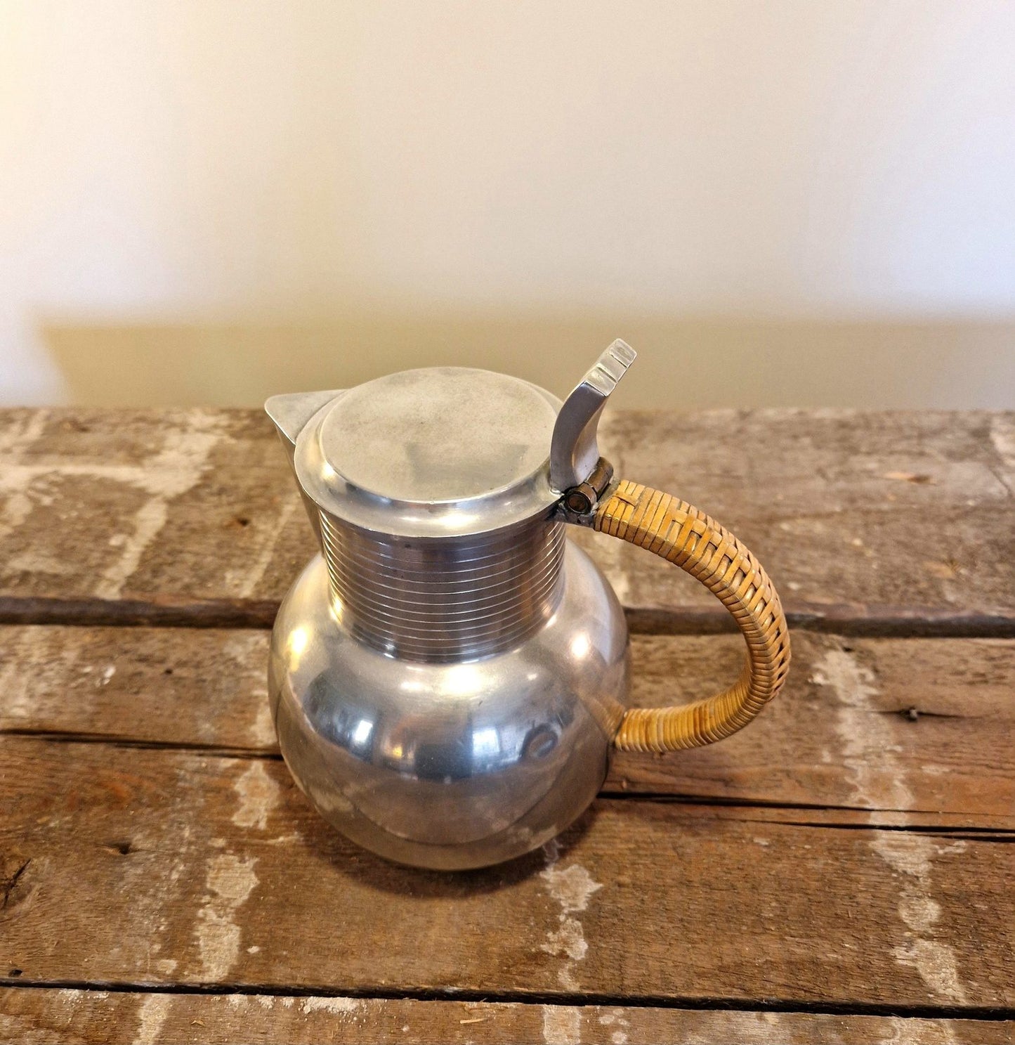 Pitcher, pewter, GAB, 1934