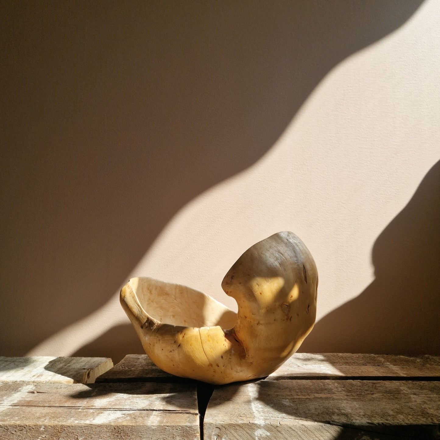 Large swedish burl bowl