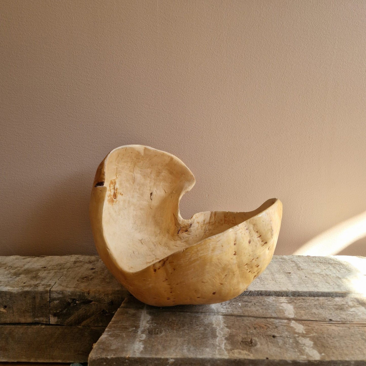 Large swedish burl bowl