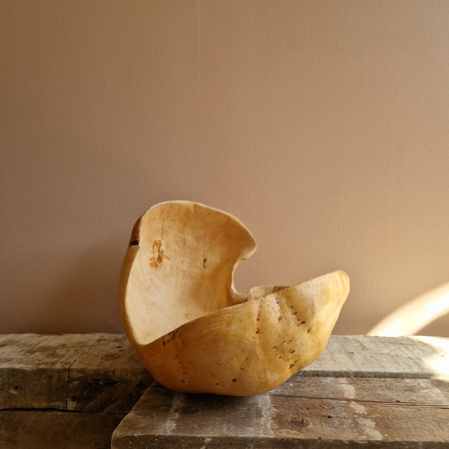 Large swedish burl bowl