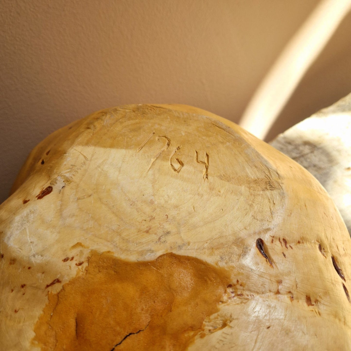 Large swedish burl bowl