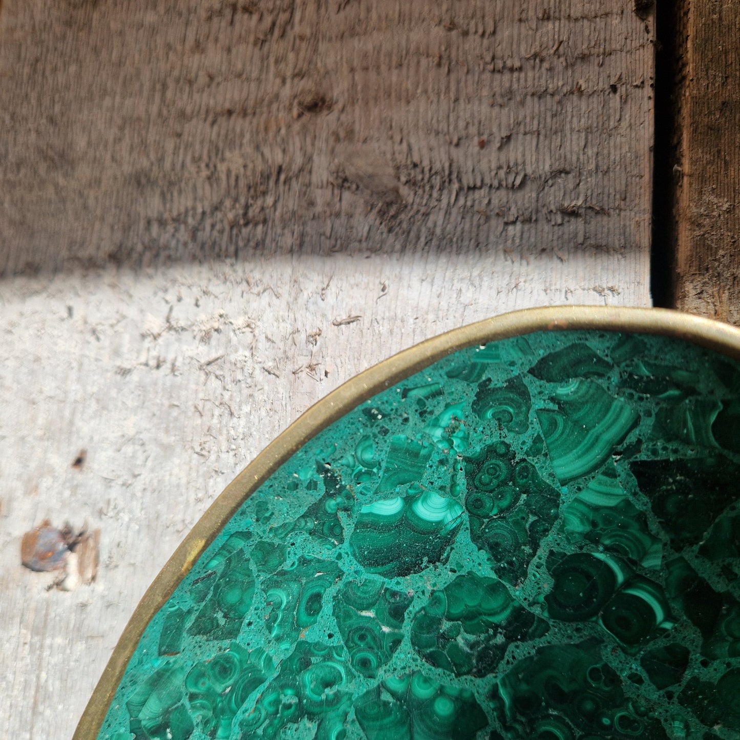 Malachite bowl