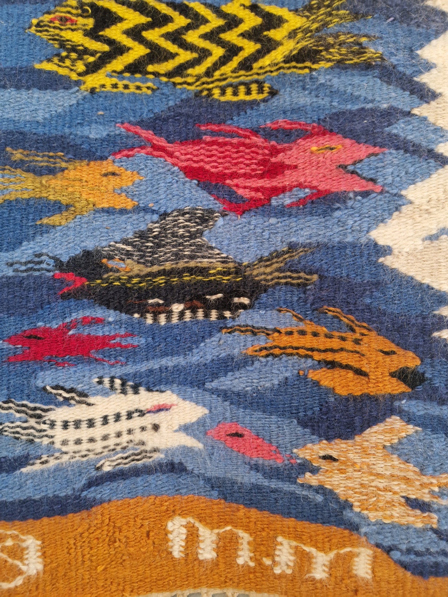 Wall Hanging, Fishes and birds